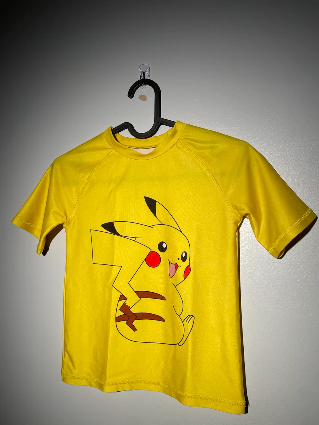 Pokémon Pikachu Rash Guard Swim Shirt -Yellow Size S (6) - photo 2