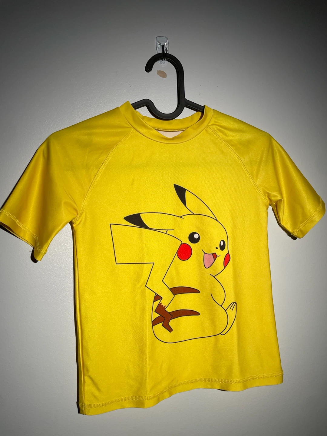 Pokémon Pikachu Rash Guard Swim Shirt -Yellow Size S (6) - photo 4
