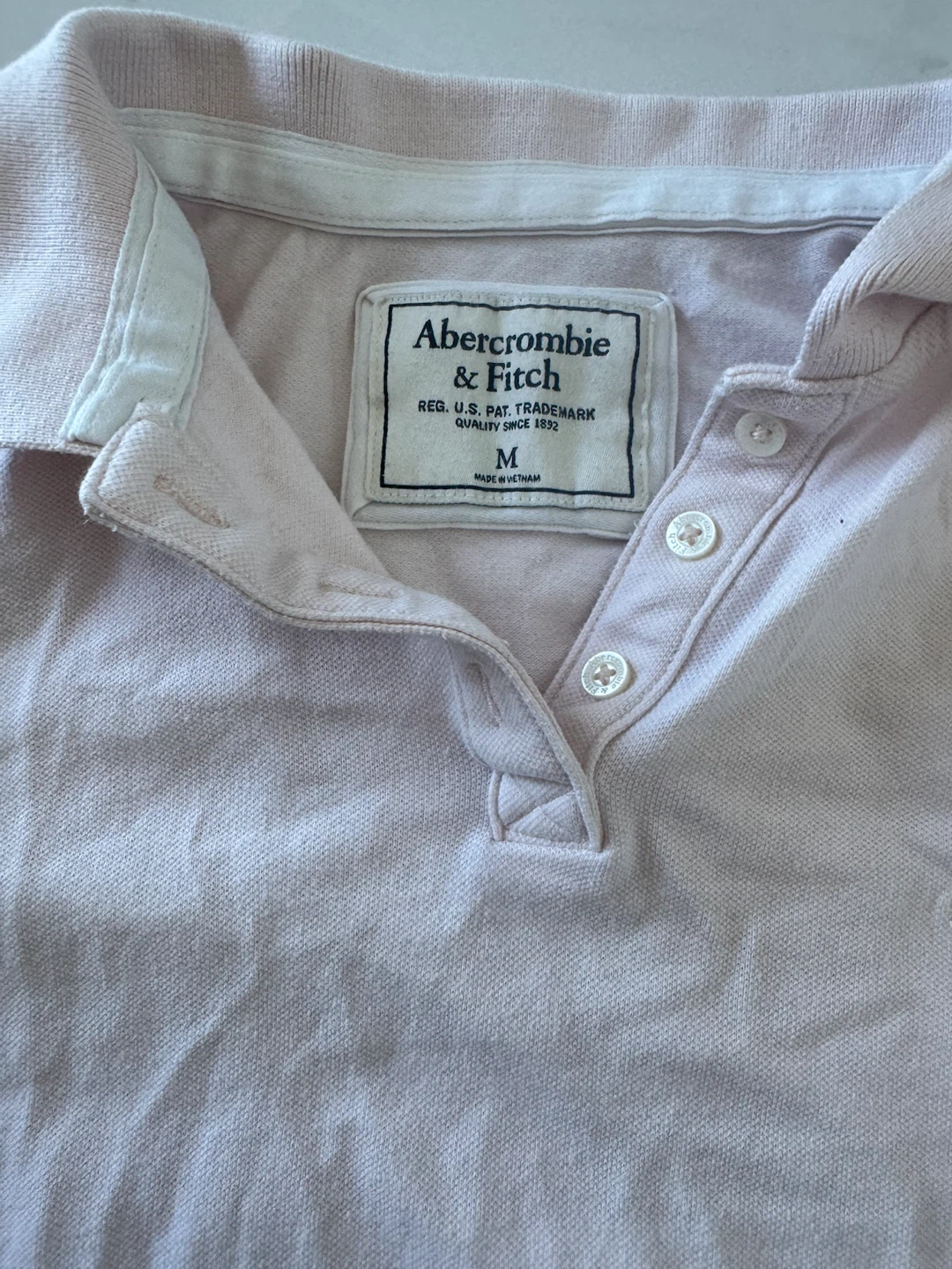 Abercrombie & Fitch Light Pink Polo Shirt - photo 2