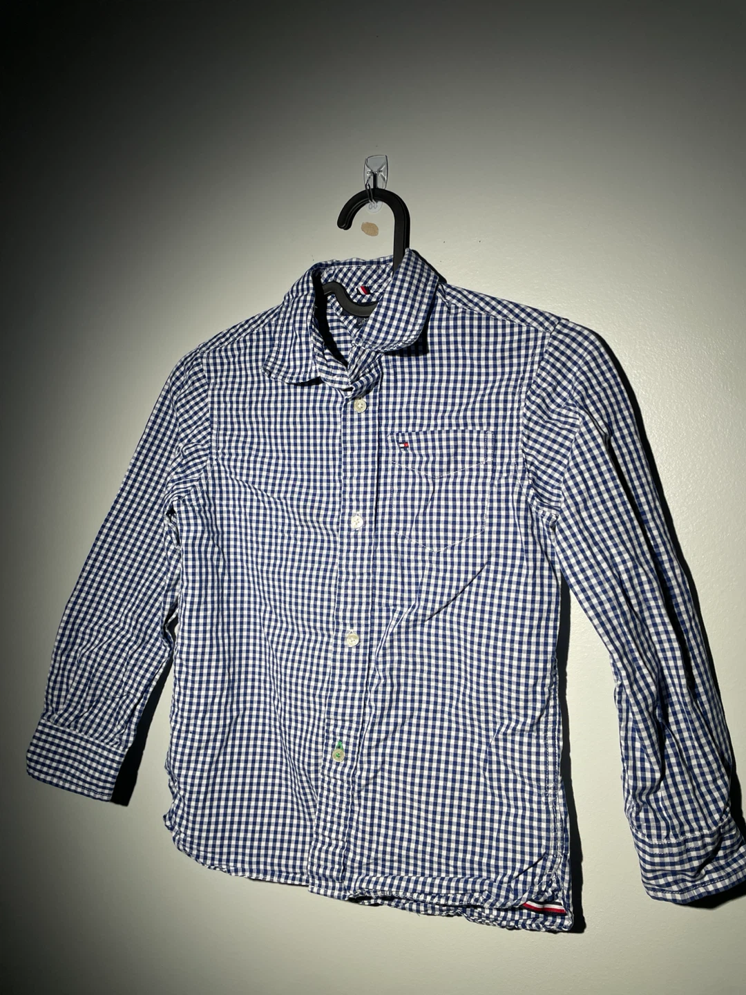 Tommy Hilfiger Boys Long Sleeve Button Down Shirt -S (6-7) - photo 2