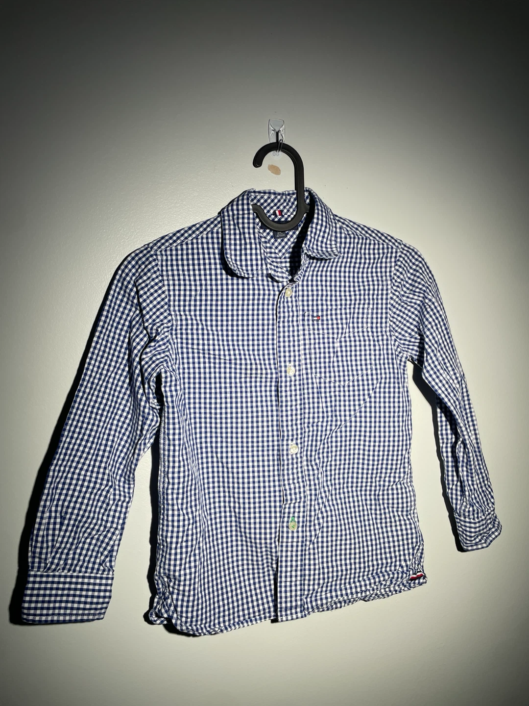 Tommy Hilfiger Boys Long Sleeve Button Down Shirt -S (6-7) - photo 3
