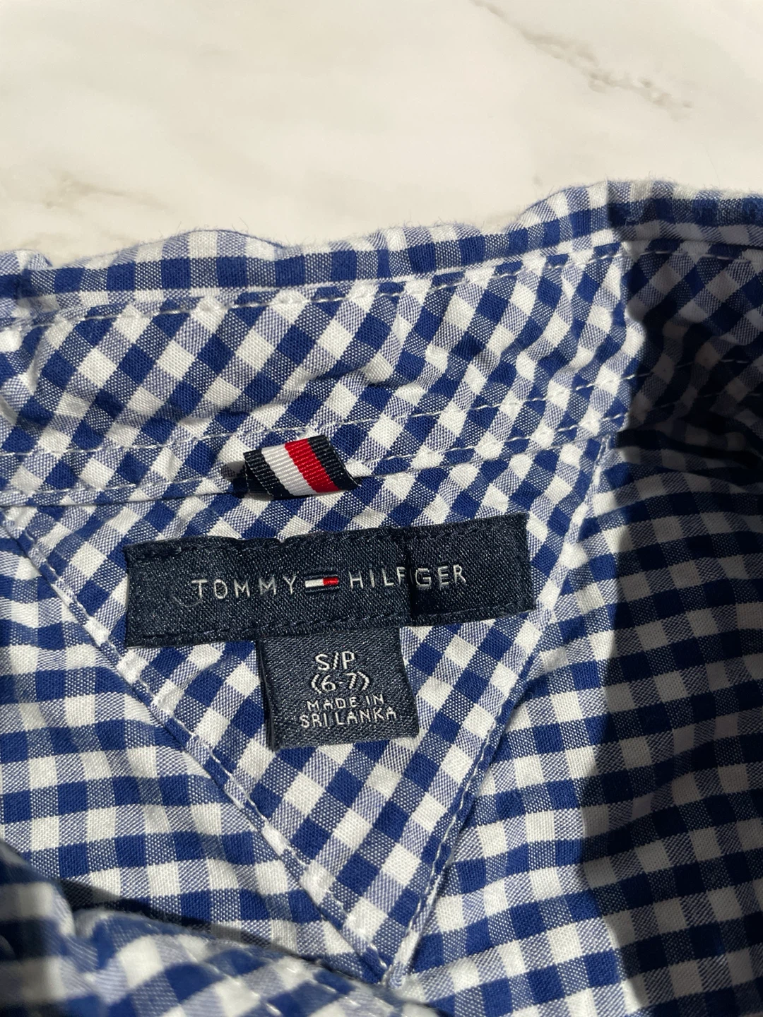 Tommy Hilfiger Boys Long Sleeve Button Down Shirt -S (6-7) - photo 4