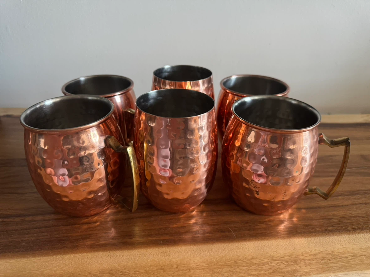 Assorted Copper Mugs (6 pieces) - photo 2