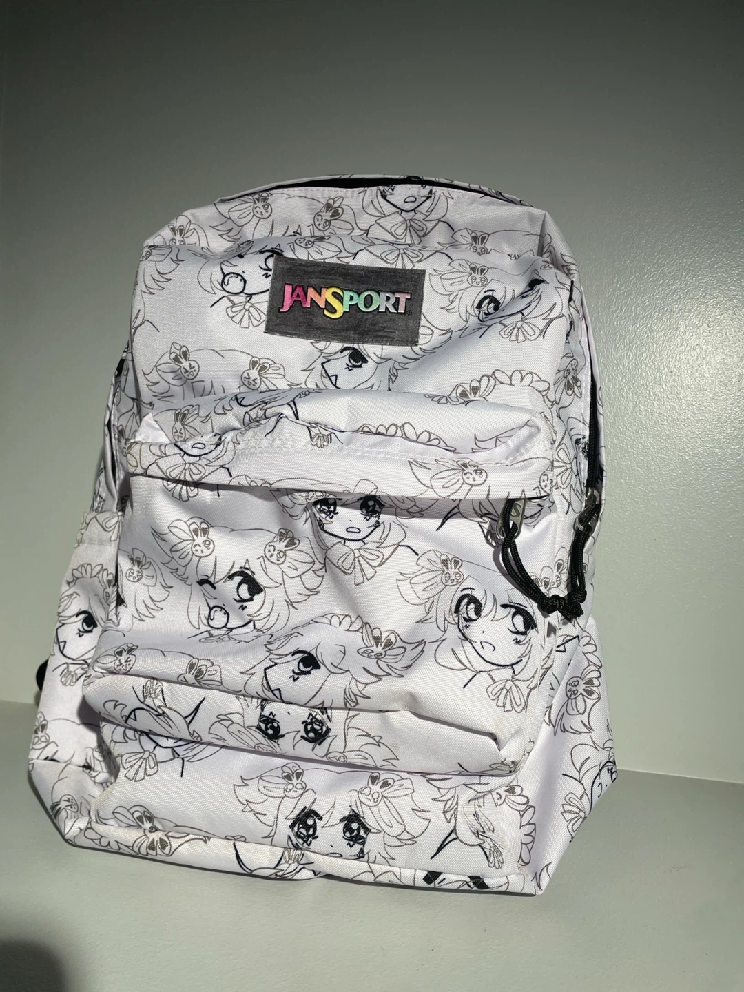 JanSport SuperBreak® Plus Anime Manga Girl Sketch Print Backpack - photo 2
