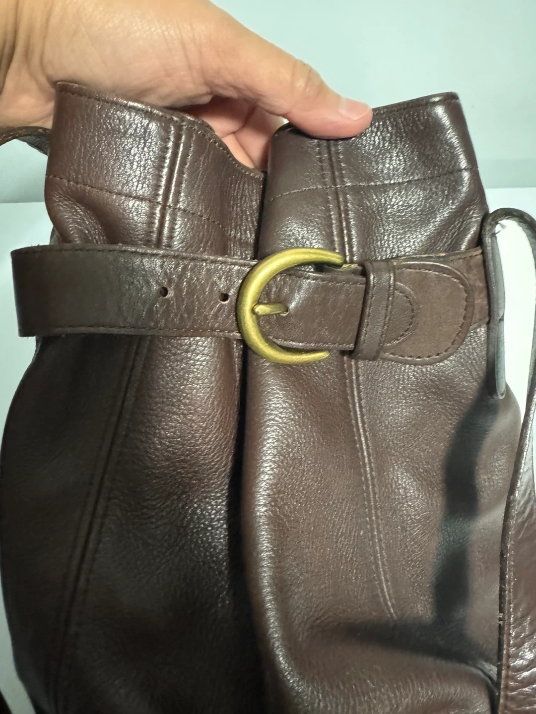 Vintage Coach Brown  Belted Pouch - Style 4156 - photo 4