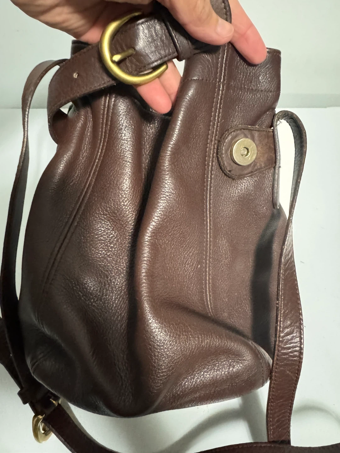Vintage Coach Brown  Belted Pouch - Style 4156 - photo 5
