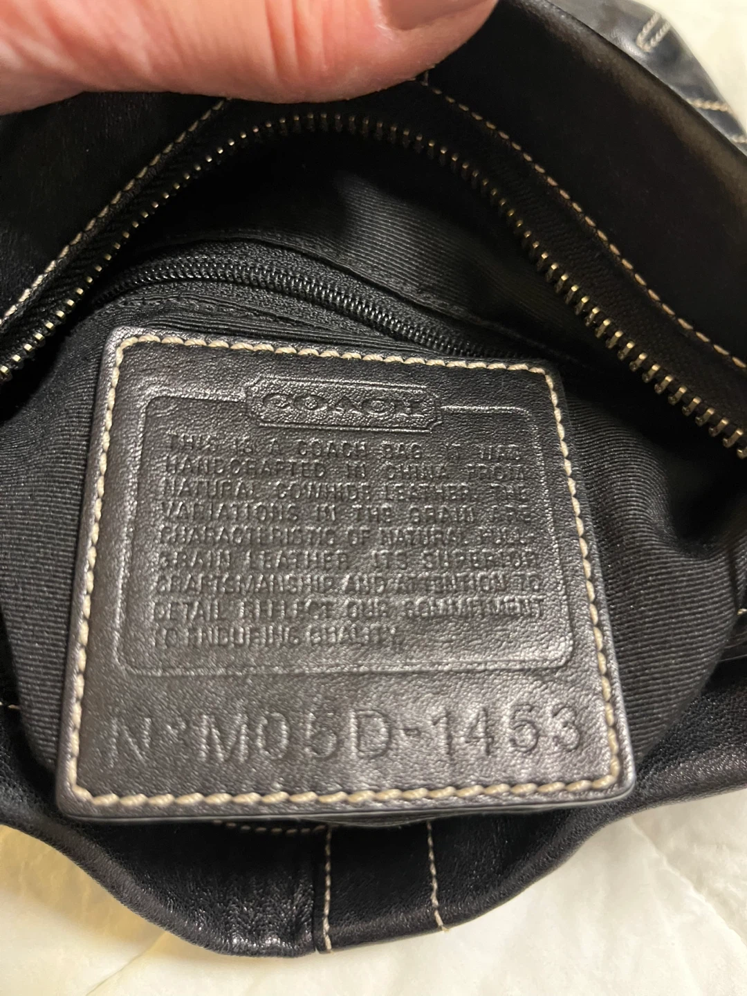 Coach Black Leather Shoulder Bag - photo 3