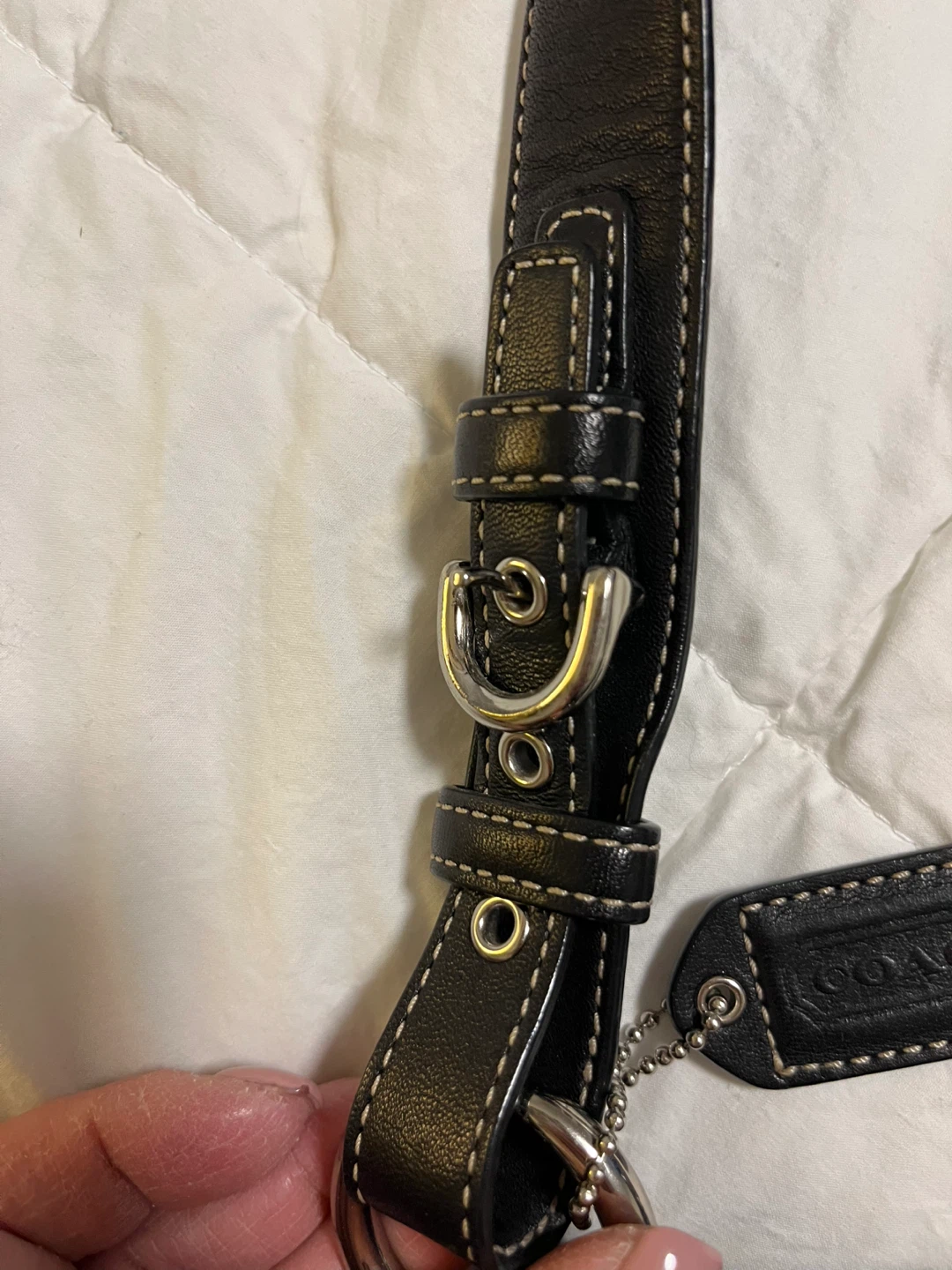 Coach Black Leather Shoulder Bag - photo 5