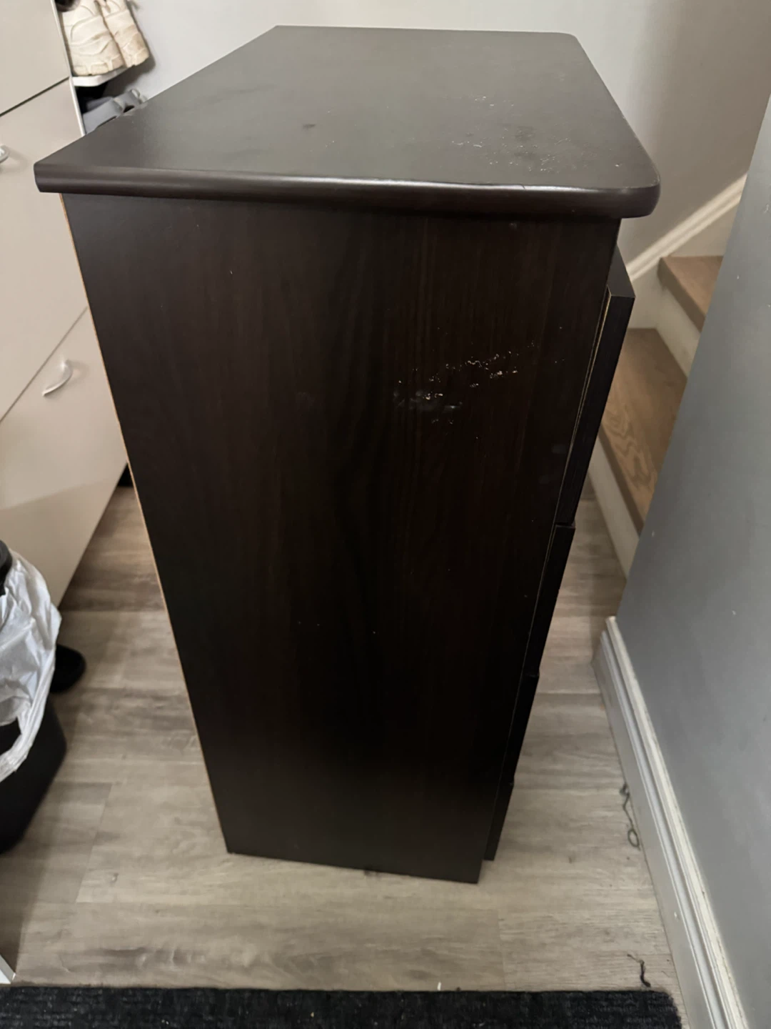 Dark Brown 4-Drawer Dresser - photo 3