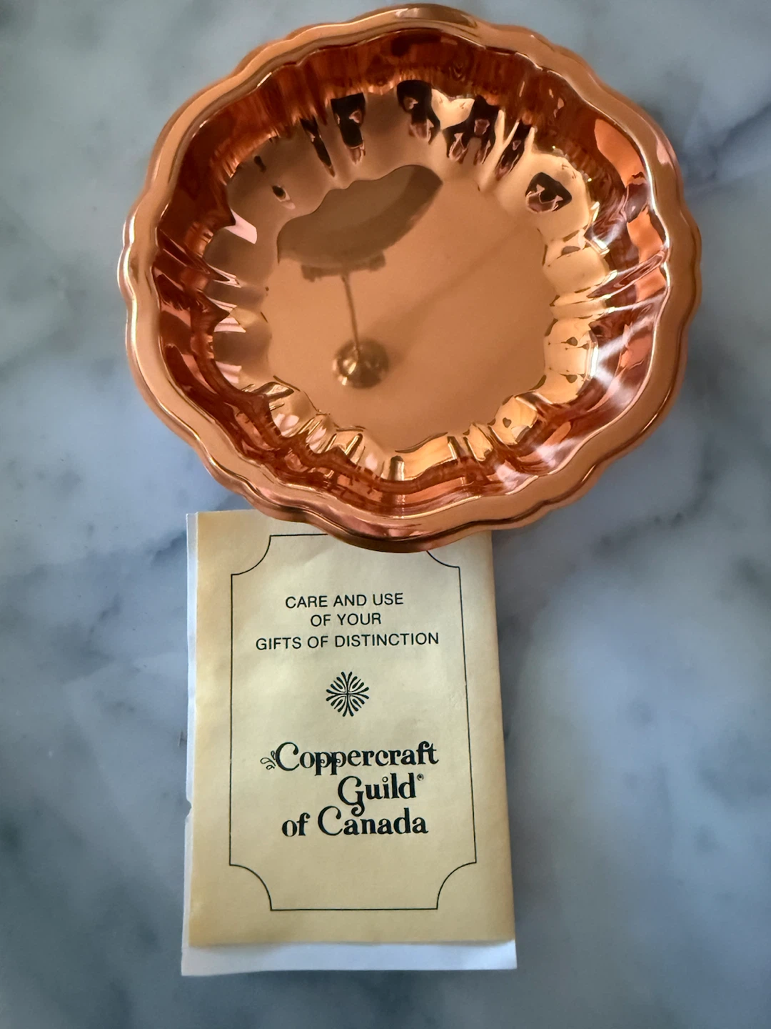 Coppercraft Guild of Canada Copper Bowl