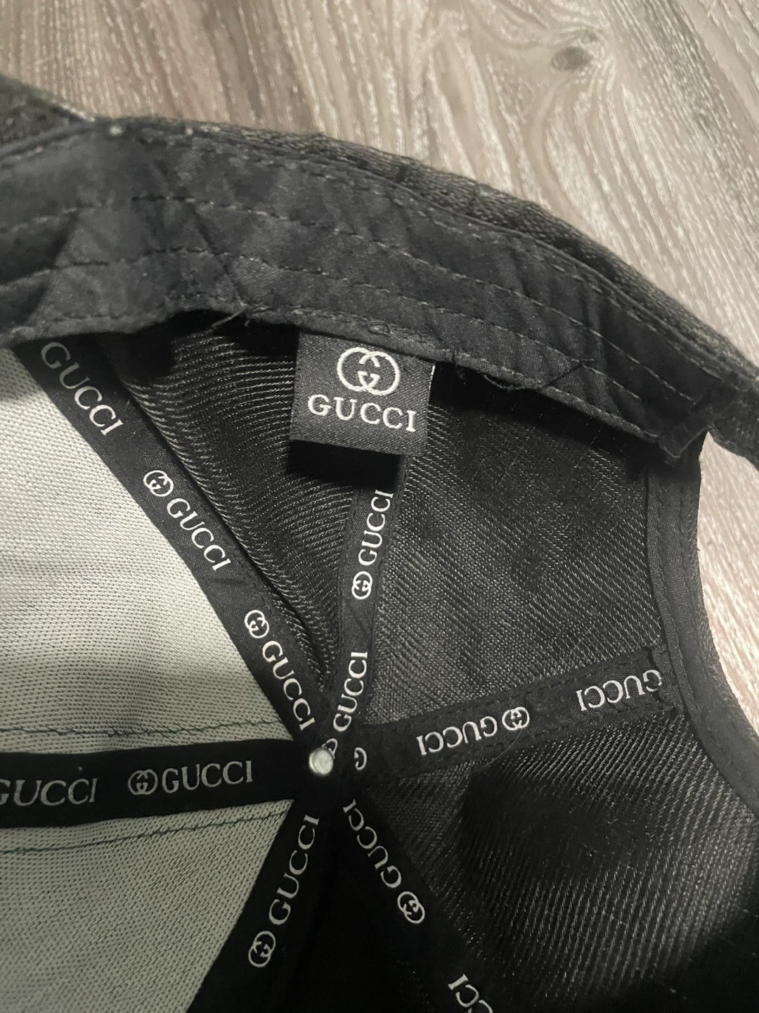 Black Gucci Baseball Cap - photo 3
