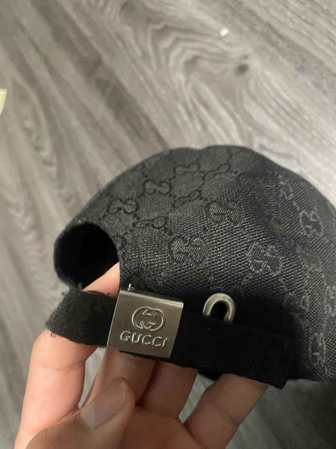 Black Gucci Baseball Cap - photo 4