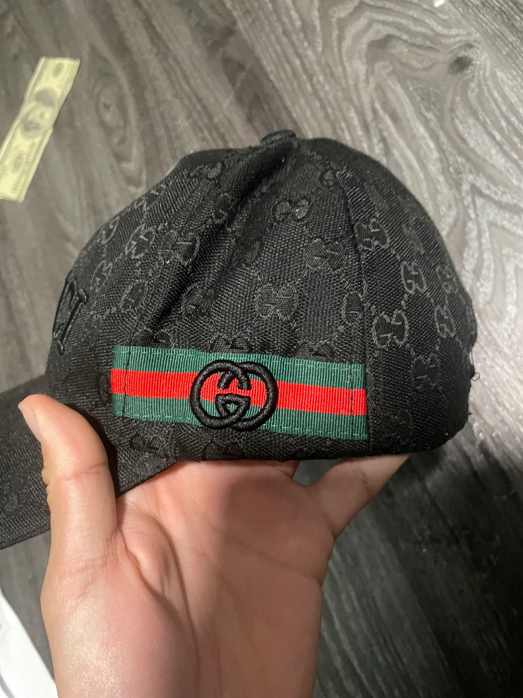 Black Gucci Baseball Cap - photo 5