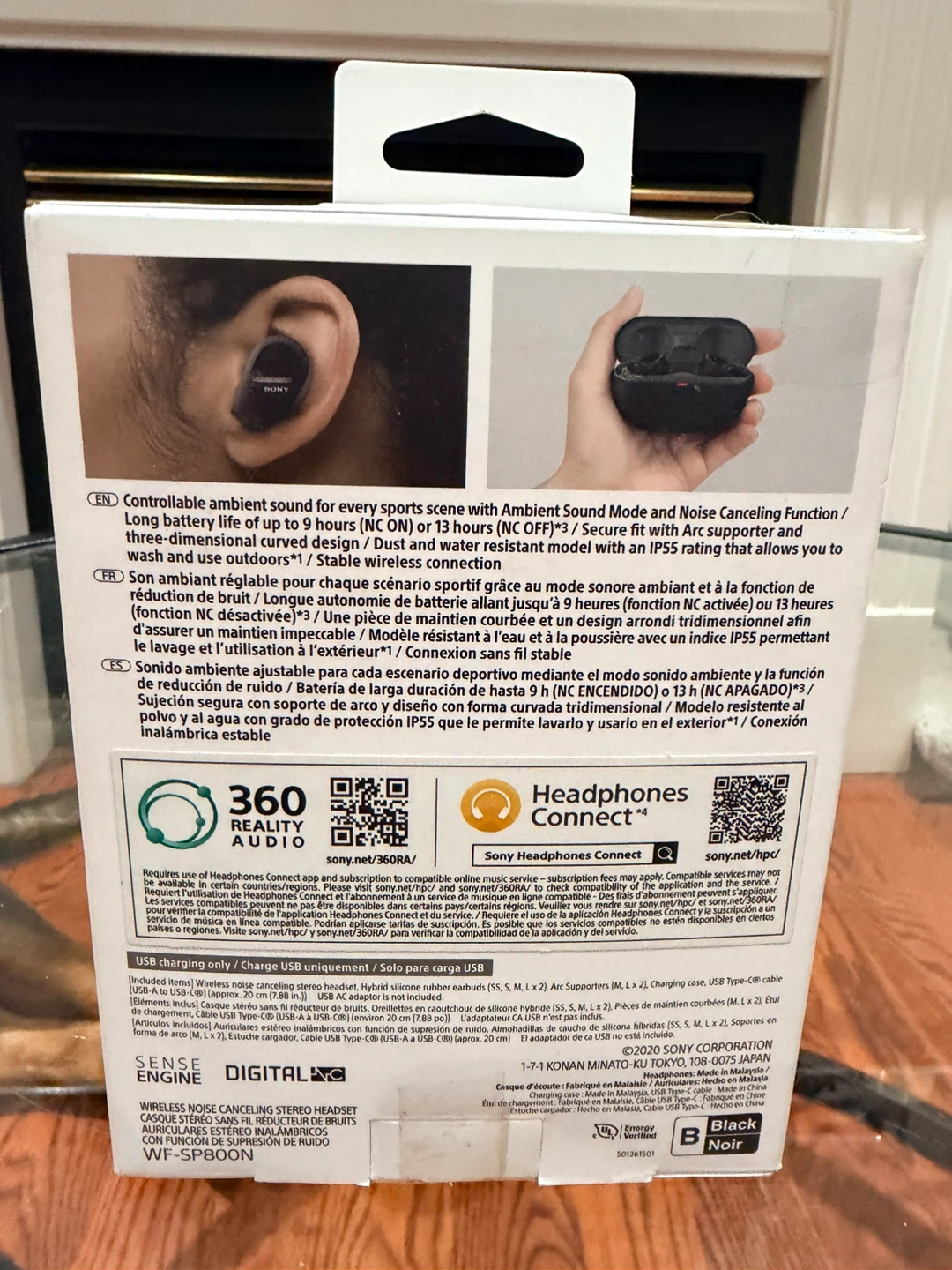 Brand New Sony WF-SP800N Wireless Noise Cancelling Earbuds - photo 2
