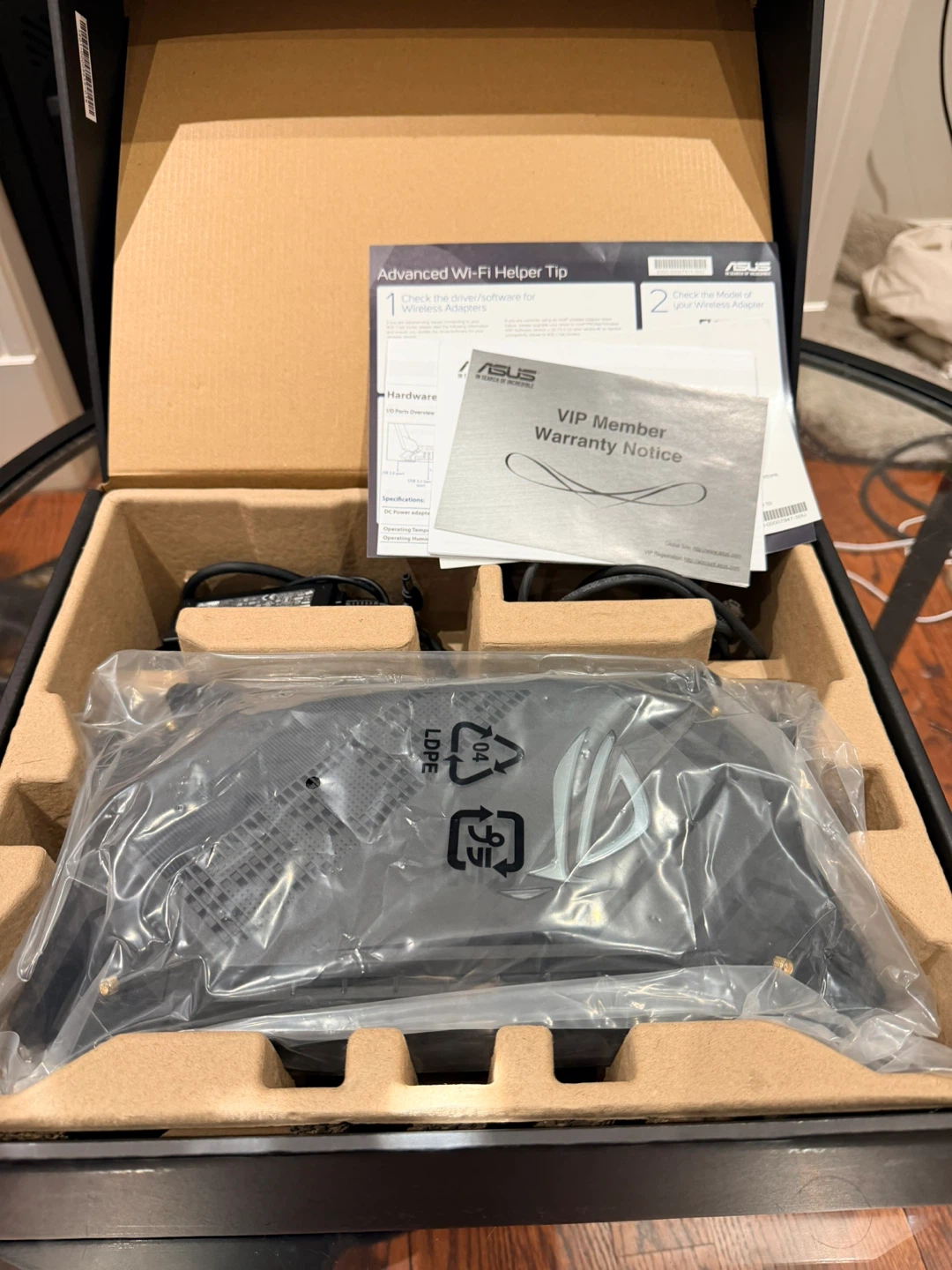 Brand New ASUS ROG Rapture GT-AX6000 WiFi 6 Gaming Router - photo 3