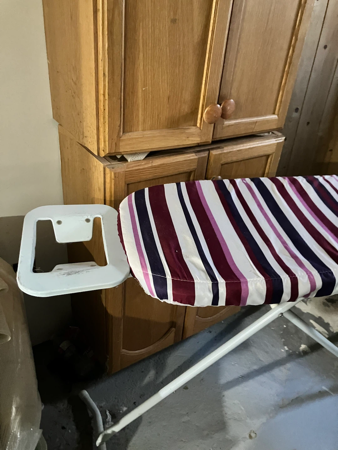 Folding Ironing Board with Striped Cover - photo 3