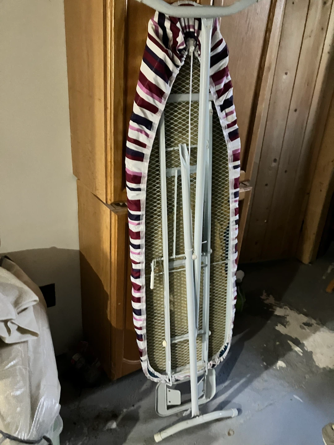 Folding Ironing Board with Striped Cover - photo 5