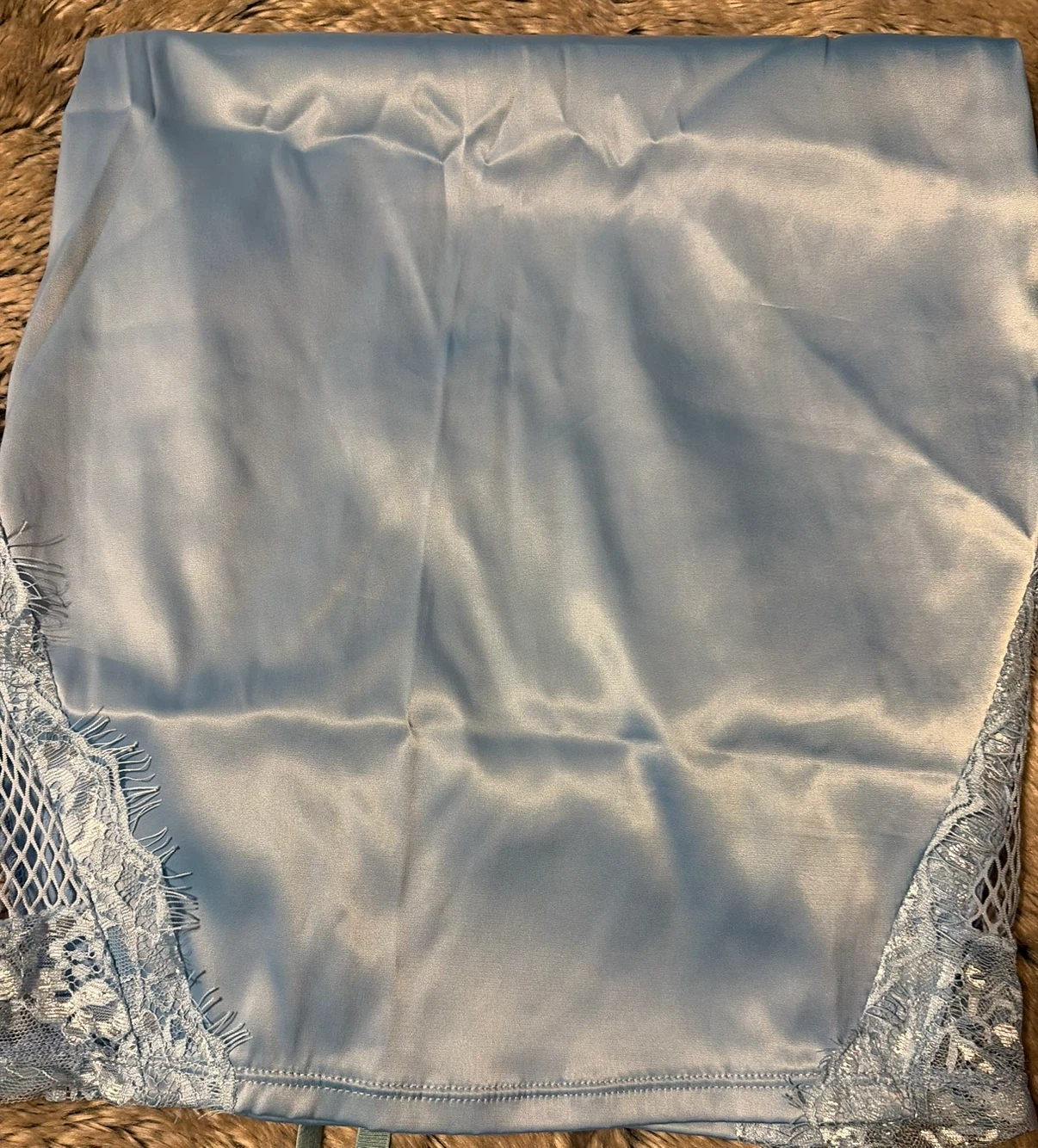 Fashion nova lightBlue Satin Lace Cami - photo 2