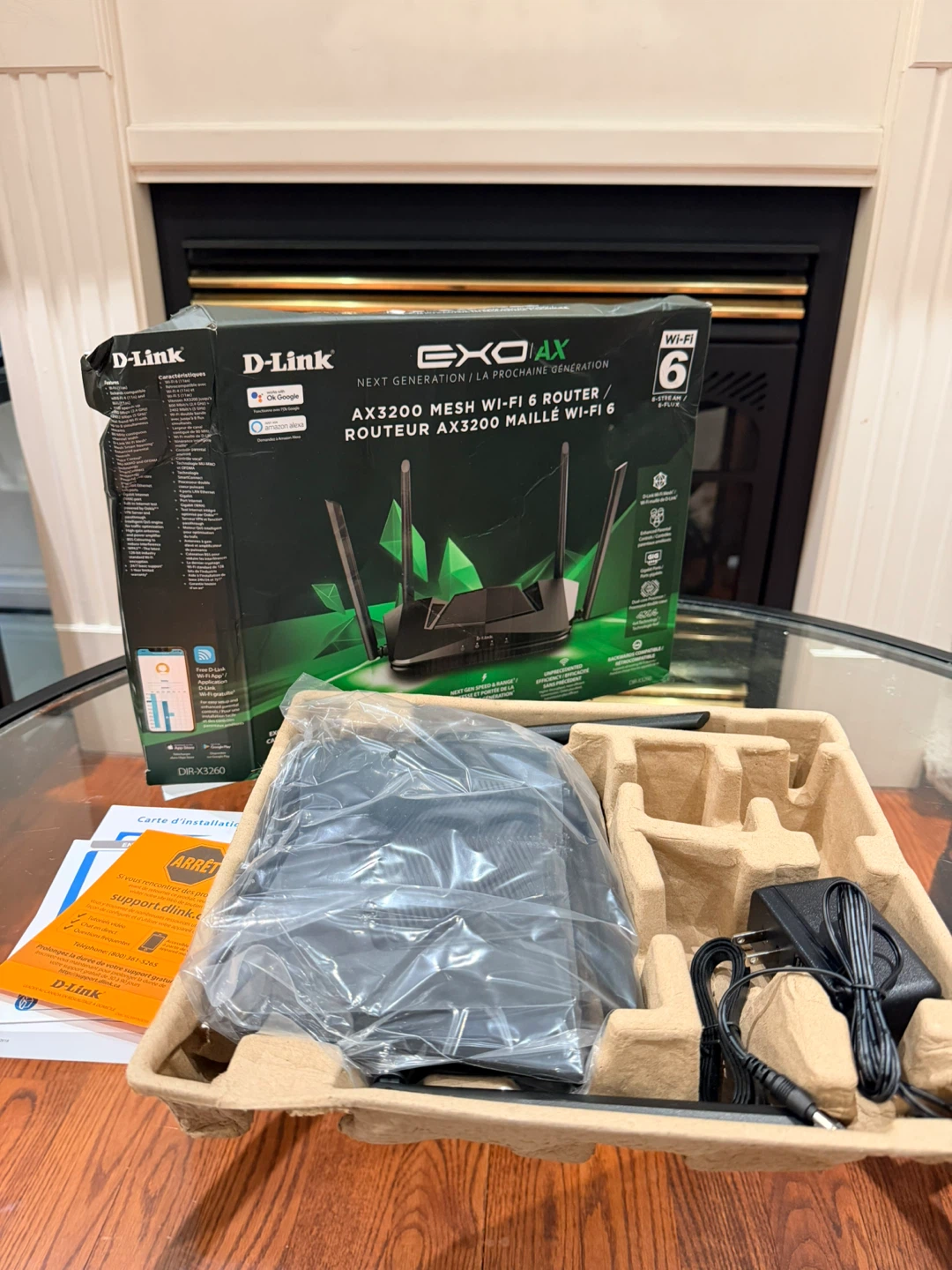 Brand New D-Link EXO AX DIR-X3260 AX3200 WiFi 6 Router - photo 2