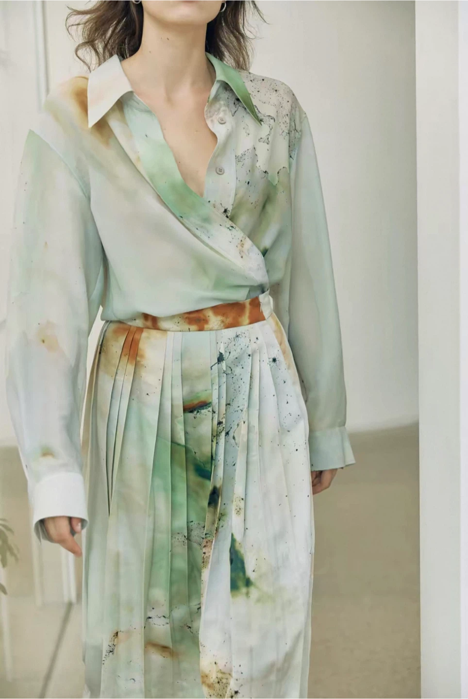 Designer’s Print Long Sleeve Shirt - photo 2