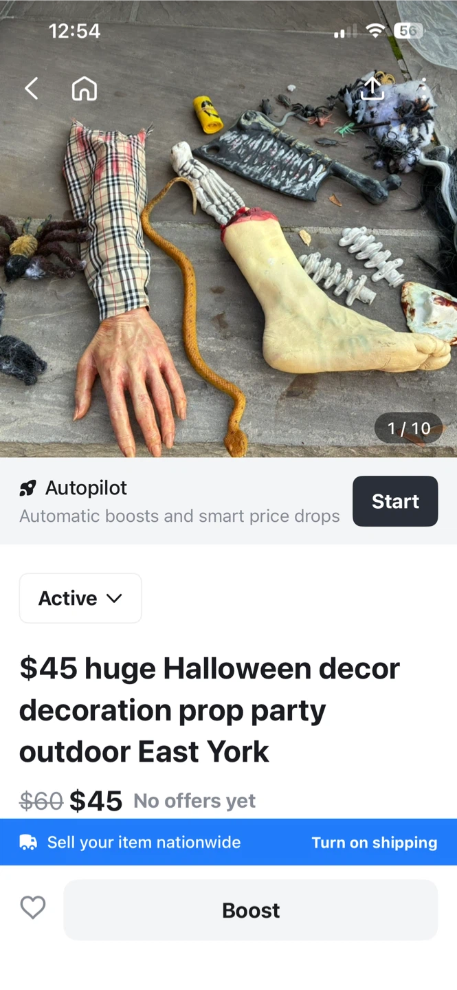 Halloween decor decorations props pumpkin tombstone - photo 2