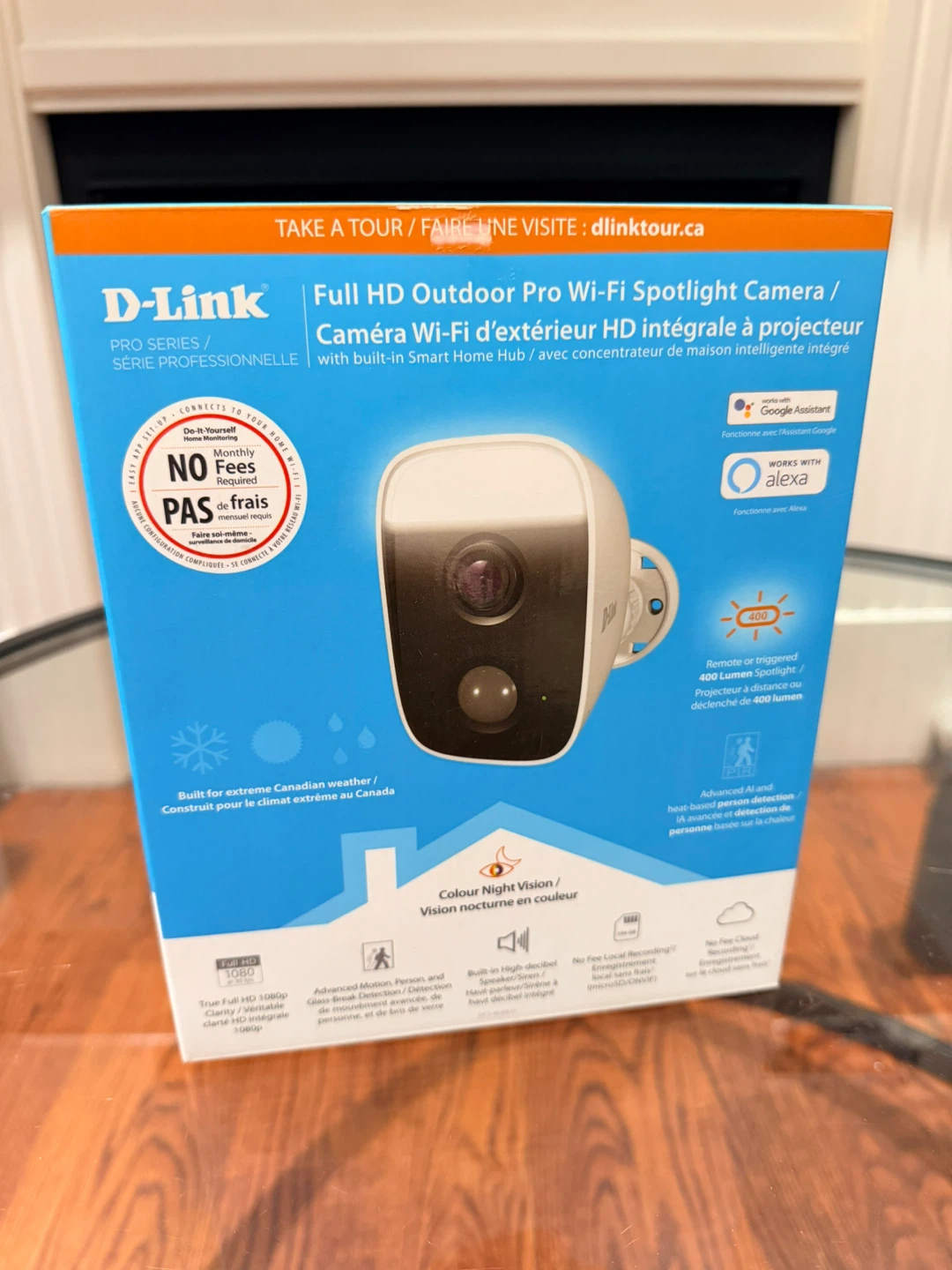 Brand New D-Link DCS-8630LH Outdoor WiFi Spotlight Camera