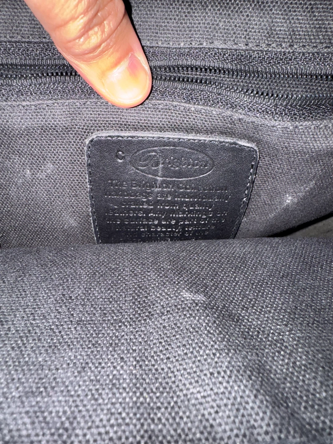 Brighton black leather woven crossbody bag - photo 4