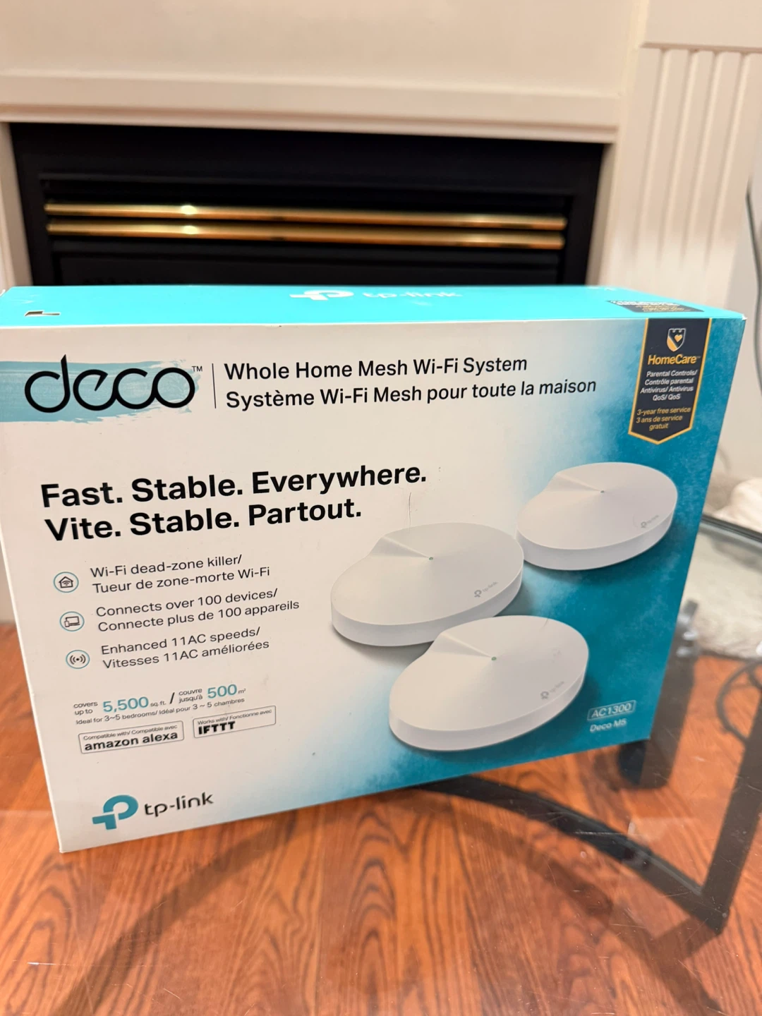 Brand New TP-Link Deco M5 AC1300 Mesh WiFi System 3-Pack