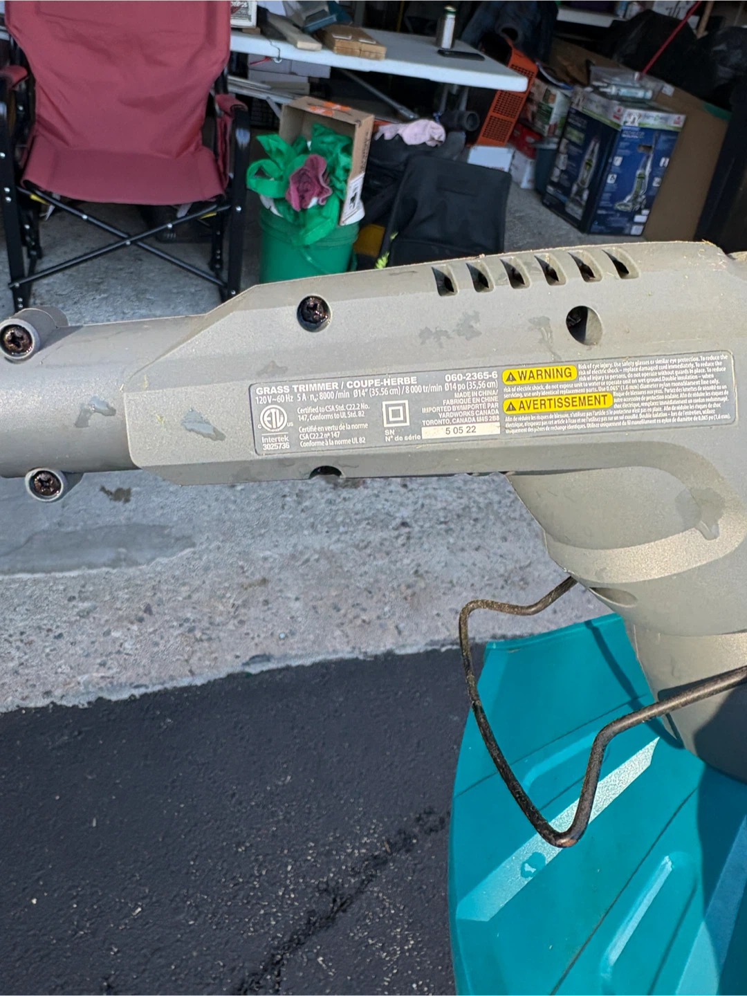 Yardworks Grass Trimmer - photo 4