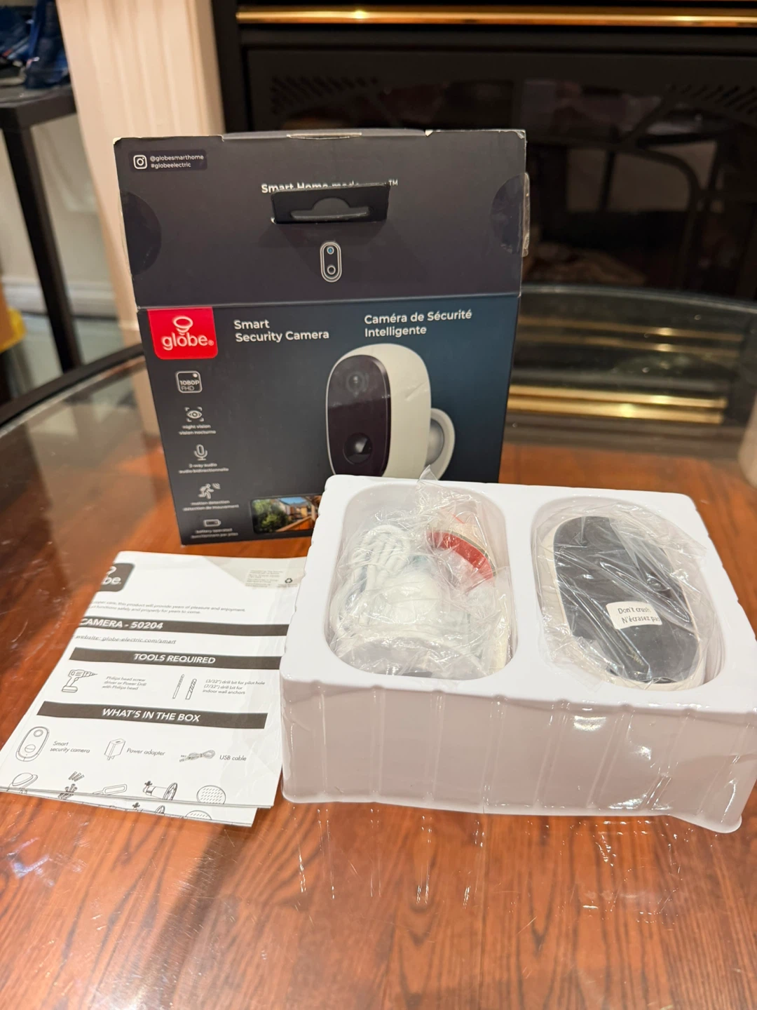 Brand New Globe Smart WiFi Security Camera 1080p HD - photo 2