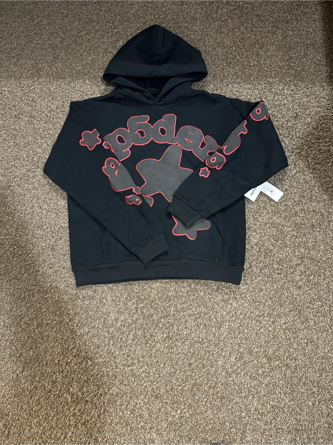 Sp5der Hoodie Black