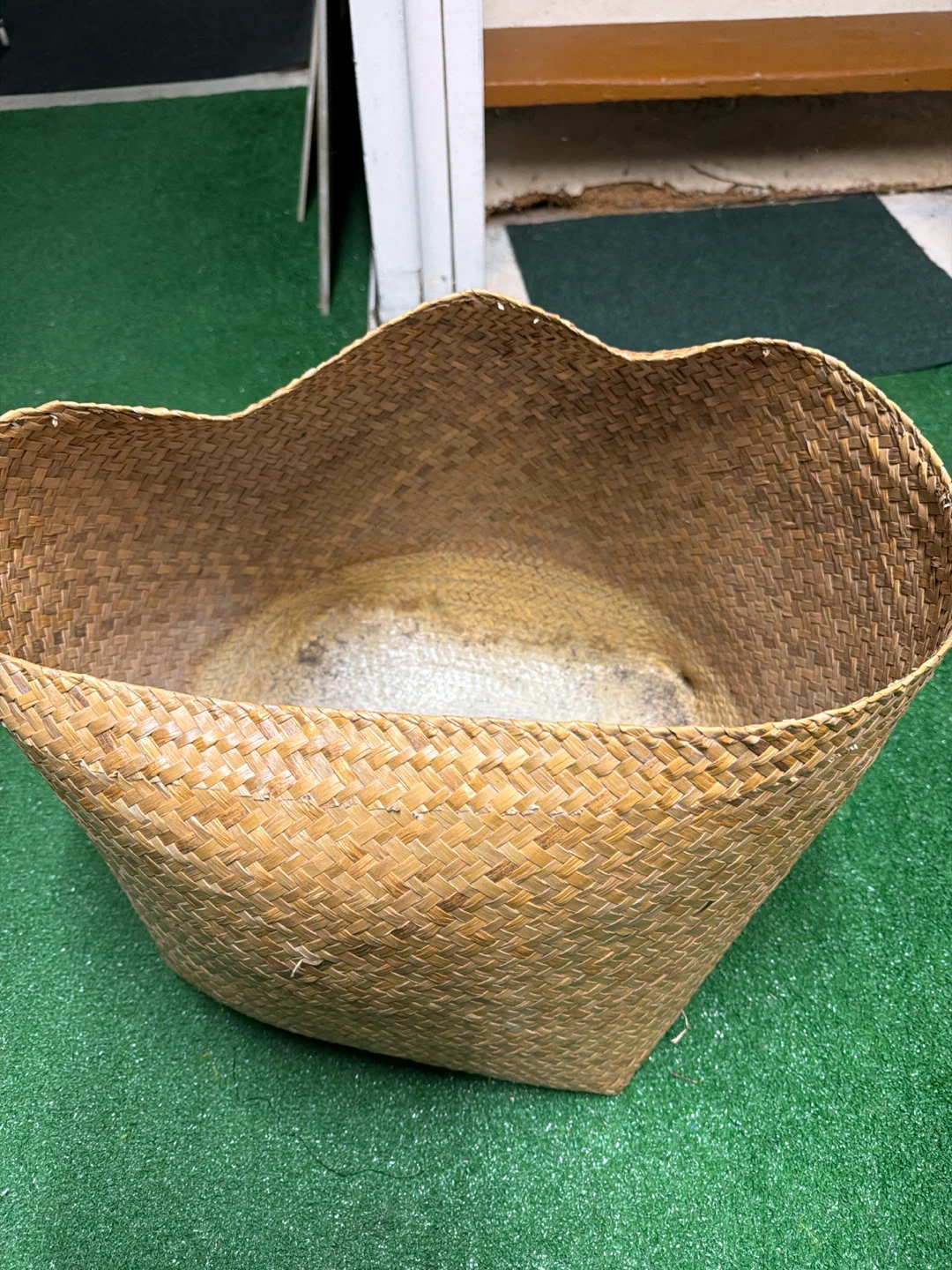 Woven Seagrass  Basket 13” H x 16” W - photo 2