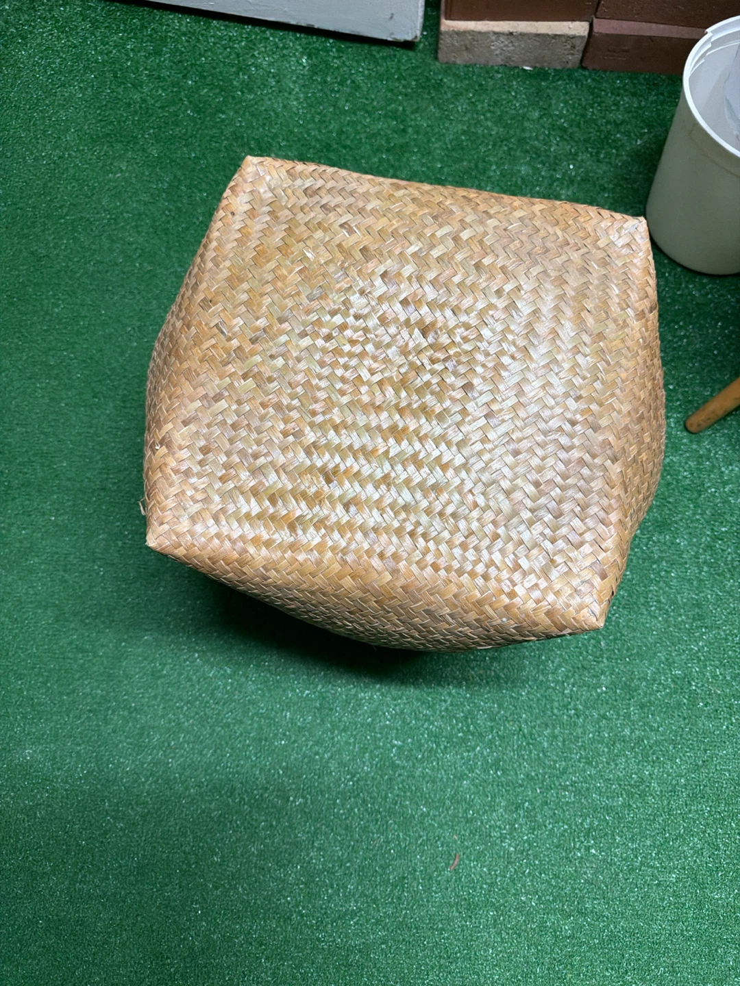 Woven Seagrass  Basket 13” H x 16” W - photo 3