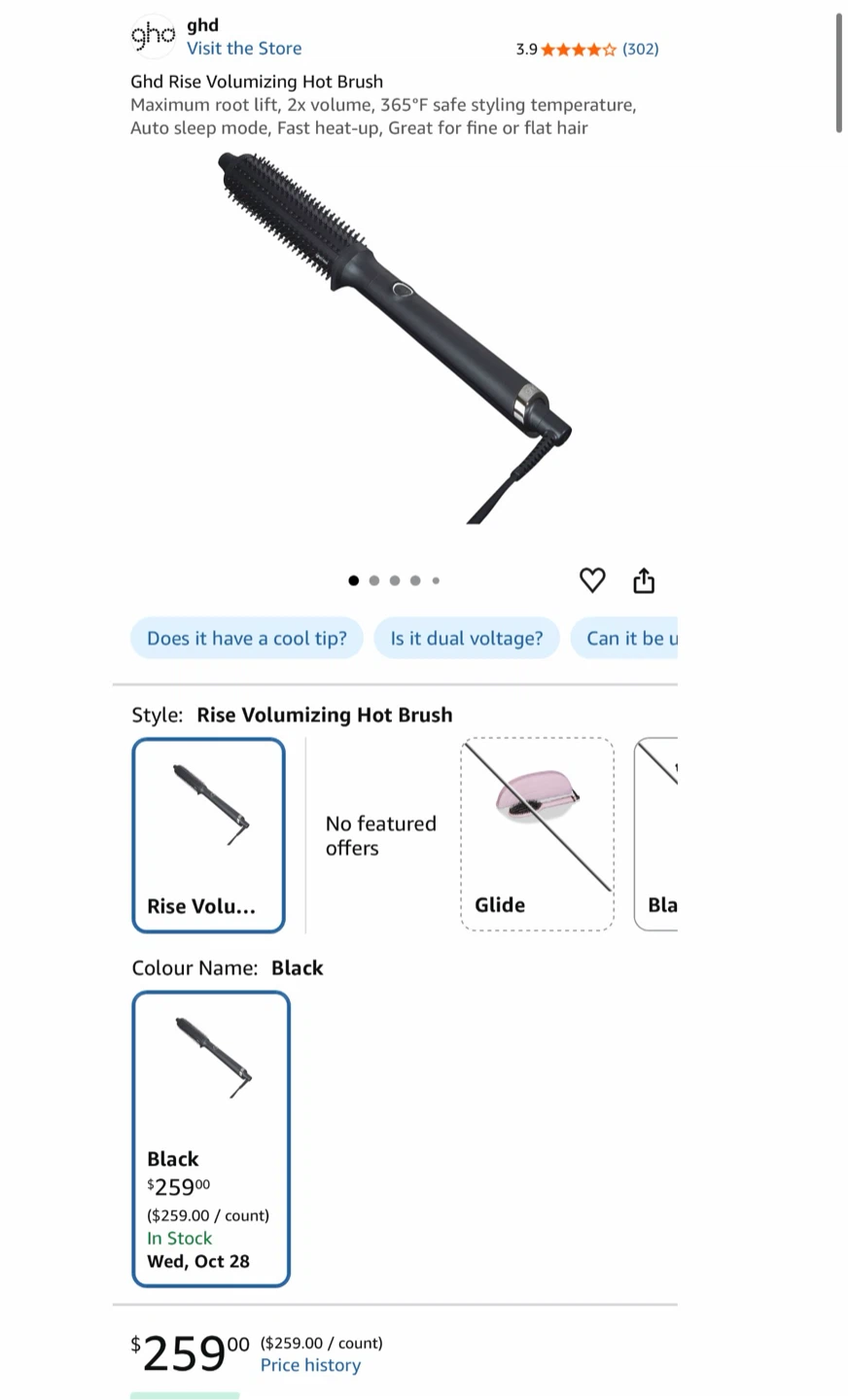 GHD Rise Volumizing Hot Brush