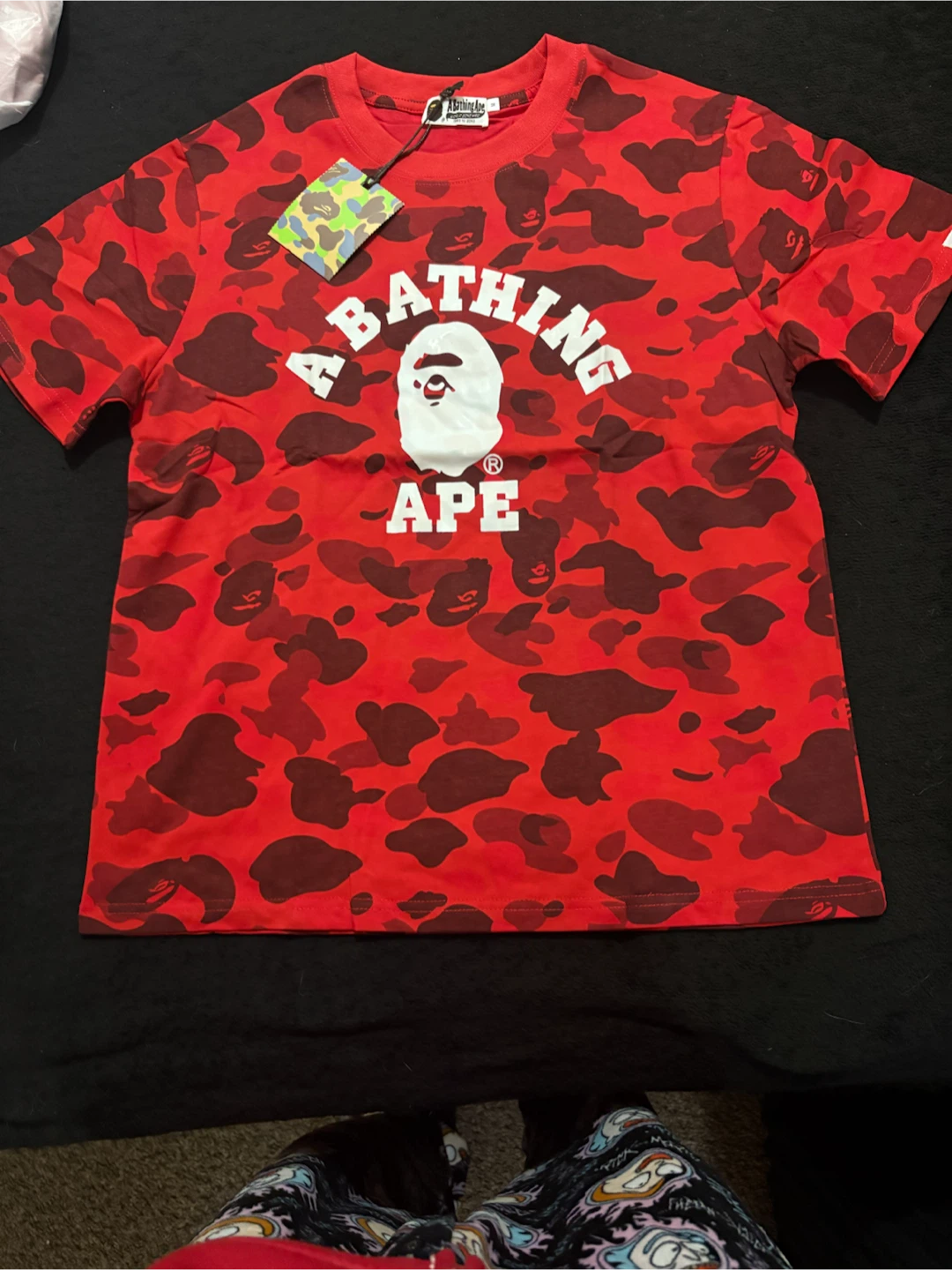 A Bathing Ape Red Camo T-Shirt