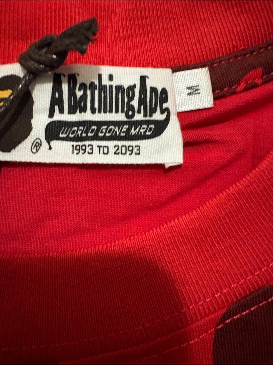 A Bathing Ape Red Camo T-Shirt - photo 4