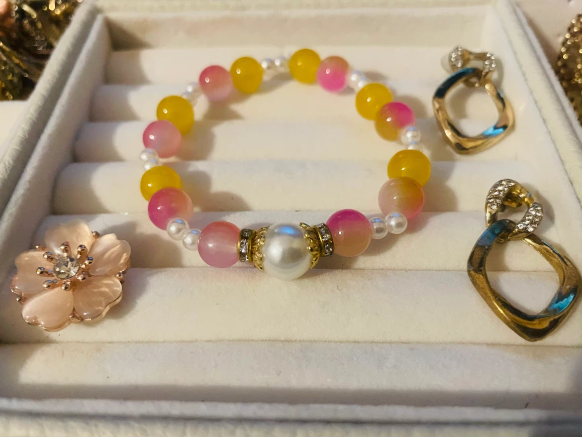 Bracelet de perles colorées - photo 2