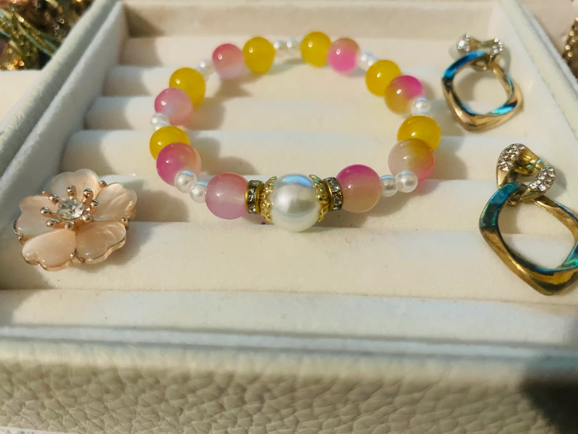 Bracelet de perles colorées - photo 3