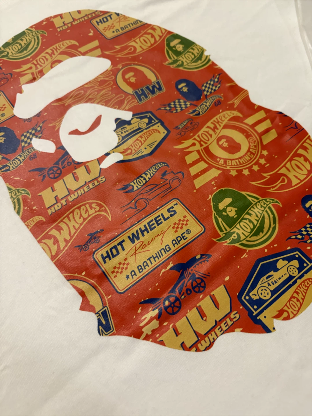 A Bathing Ape x Hot Wheels T-Shirt White Large - photo 2