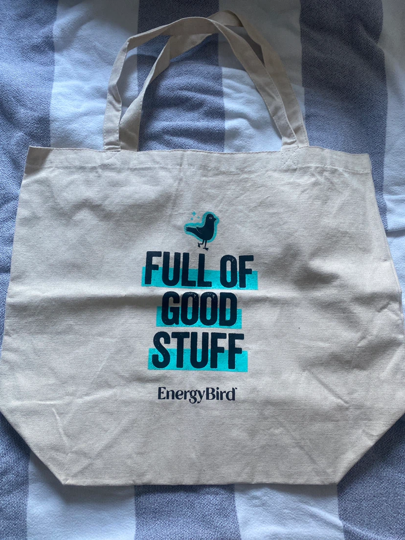 EnergyBird Cotton Canvas Tote Bag