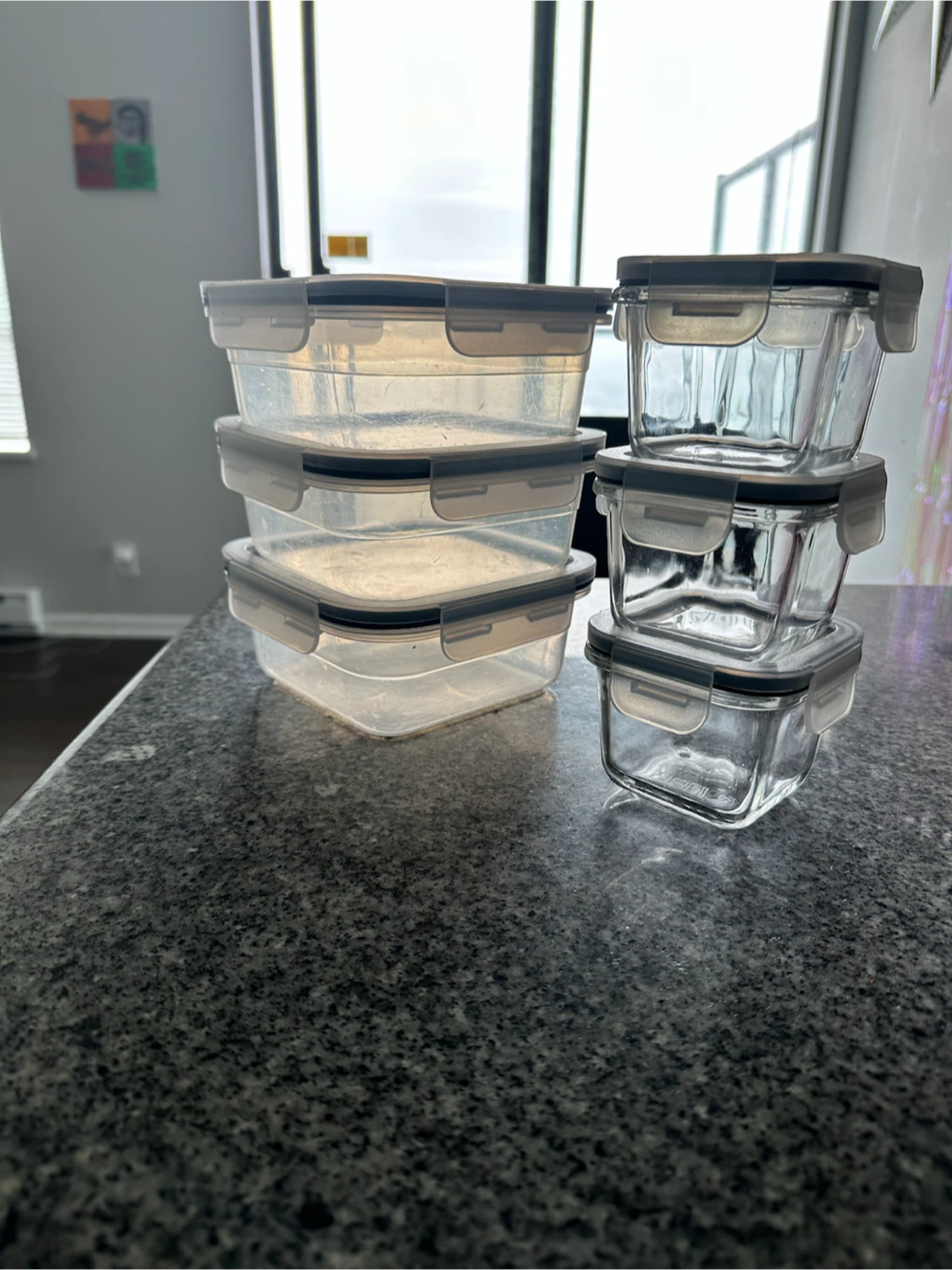 6 IKEA Food Storage Containers