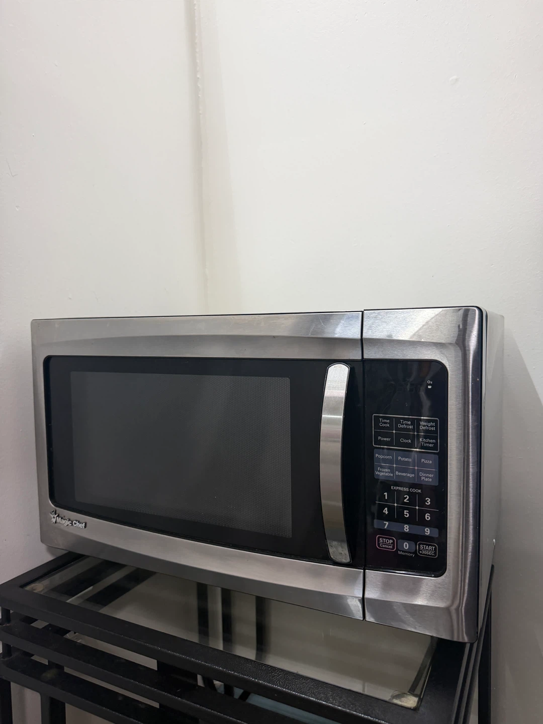 Magic Chef Stainless Steel Microwave