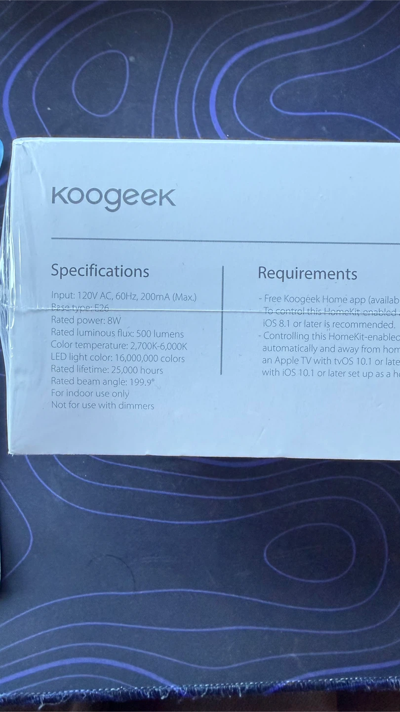 New Koogeek LB1 Smart LED Light Bulb - photo 3