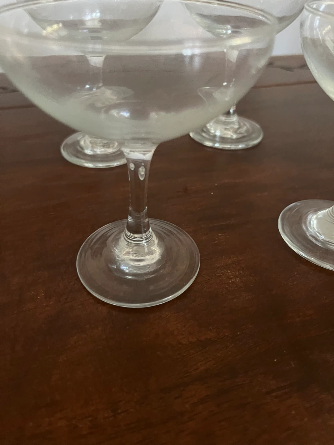 Set of 4 vintage coupe glasses - photo 3