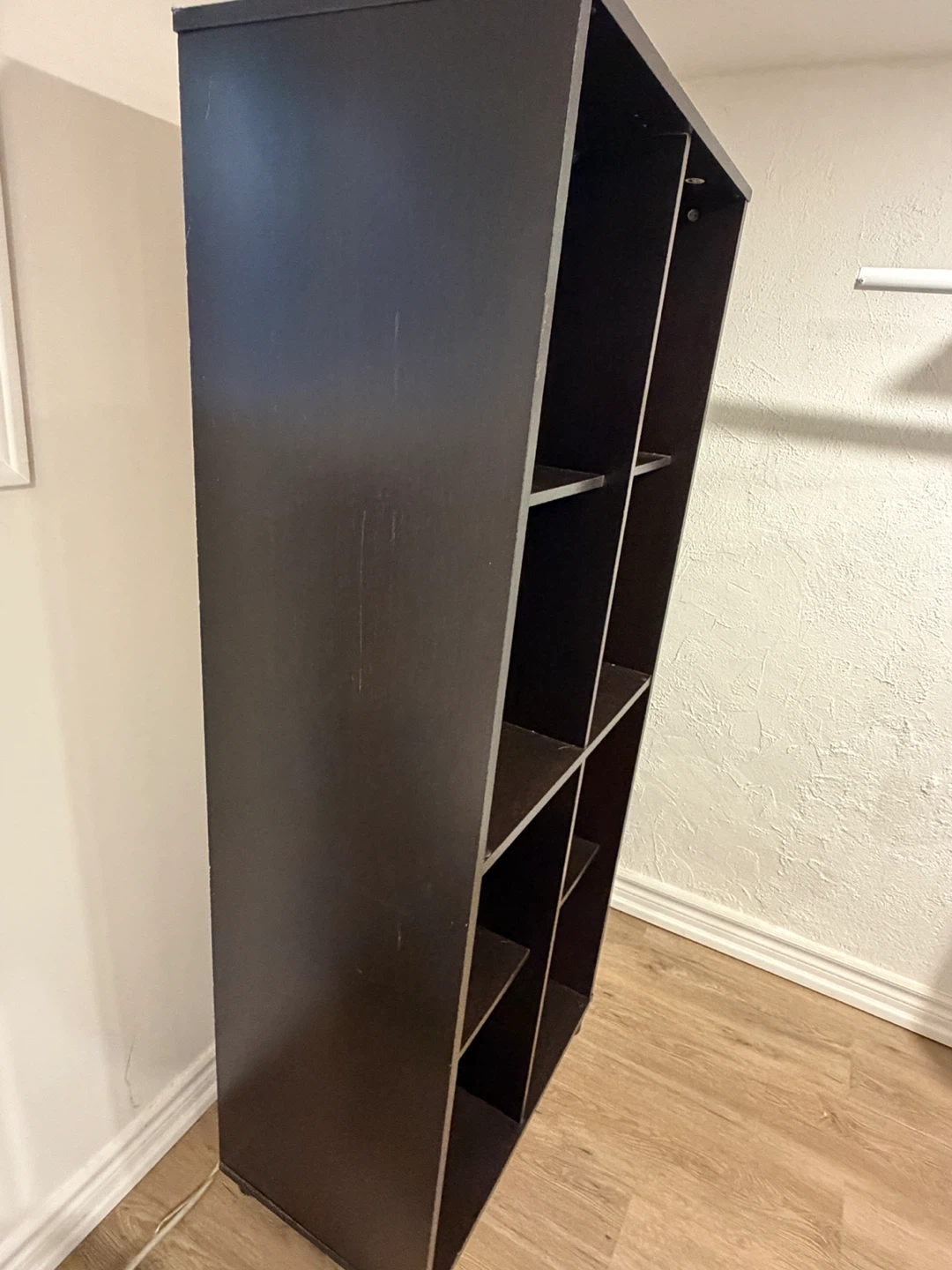 Dark Brown 8-Cube Storage Shelf - photo 2