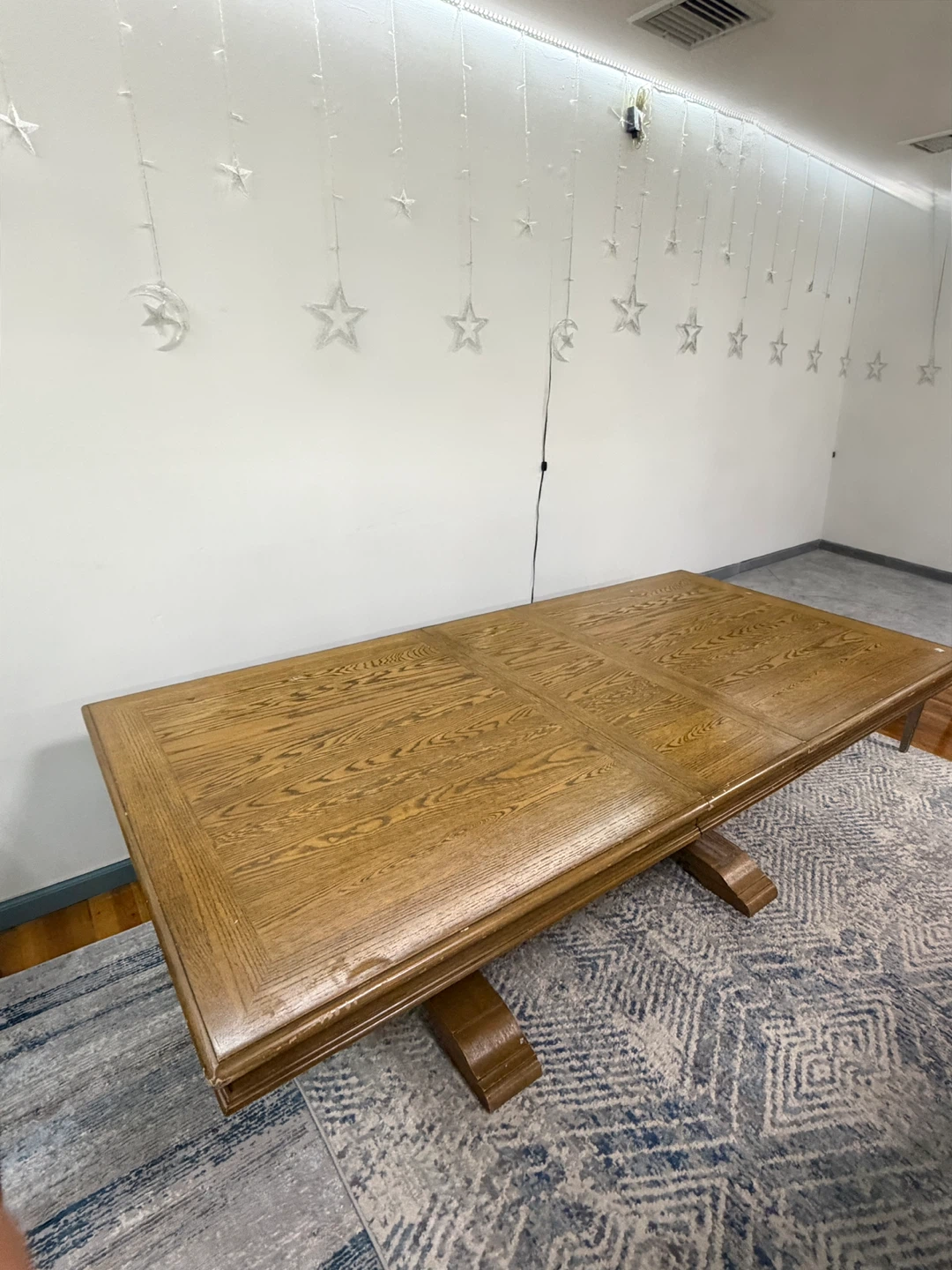 Large Wooden Dining Table