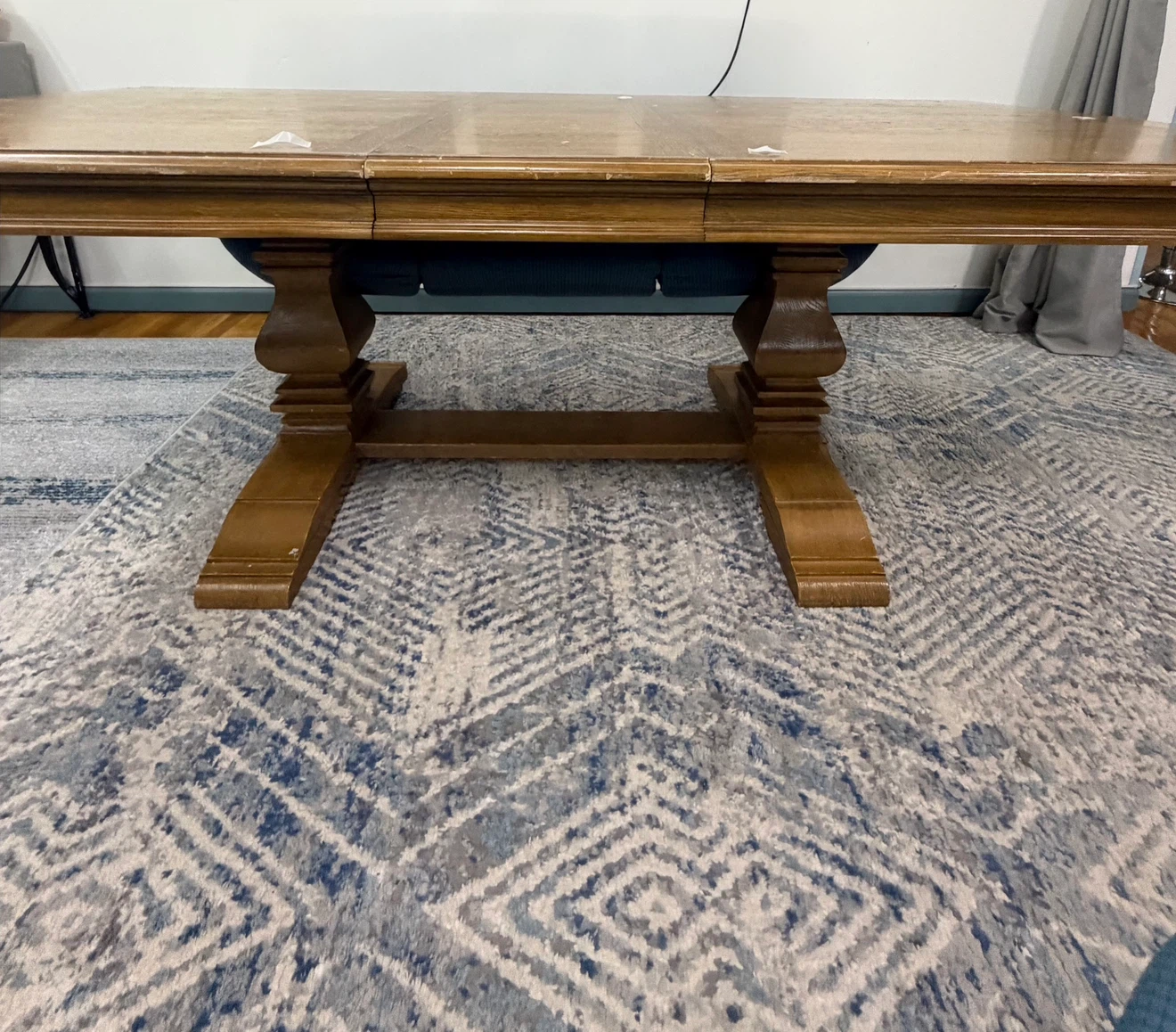 Large Wooden Dining Table - photo 2