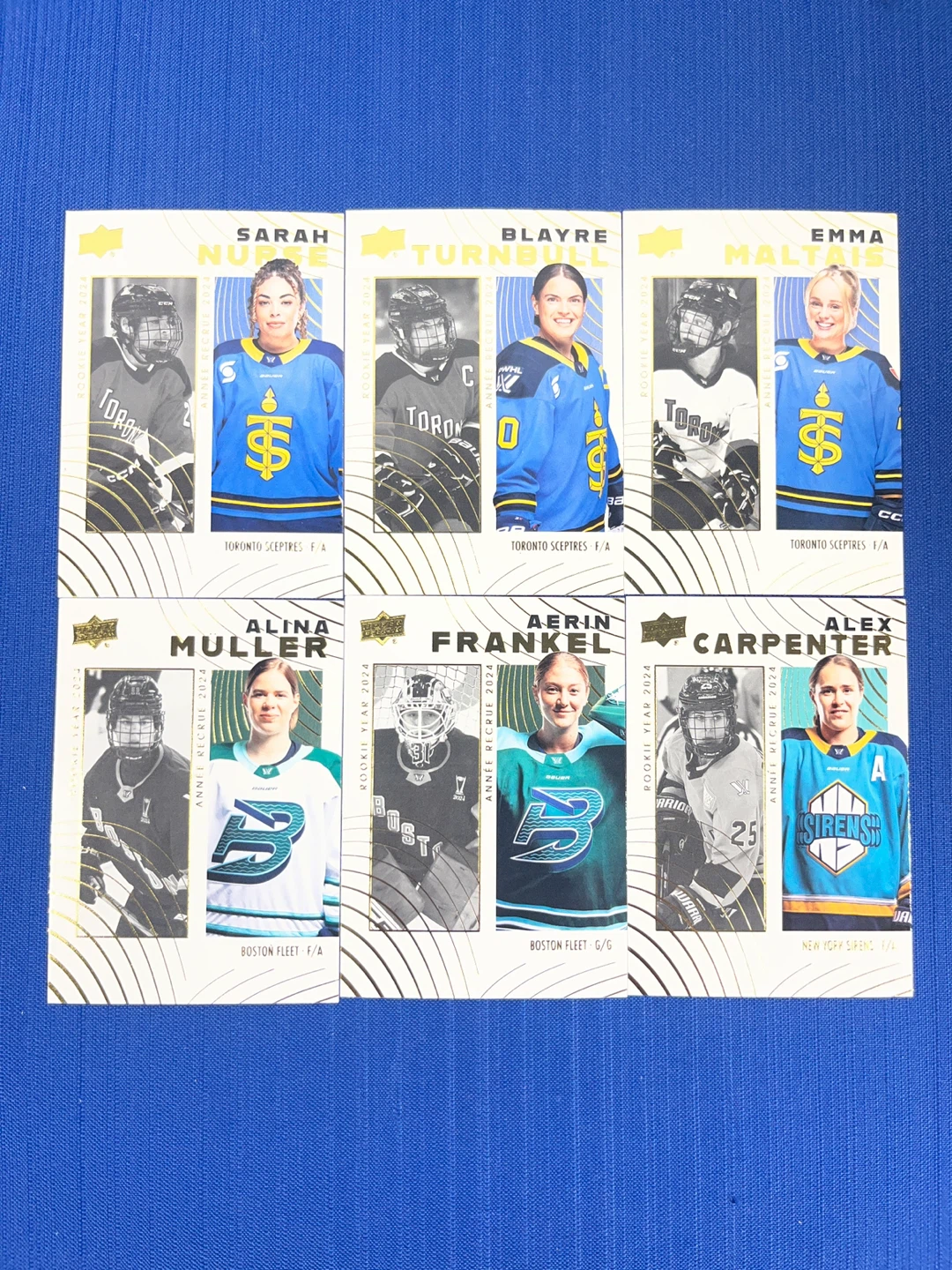 🎁12pc Upper Deck PWHL Rookie Year 2024 Hockey Card Lot 🎁 - photo 3