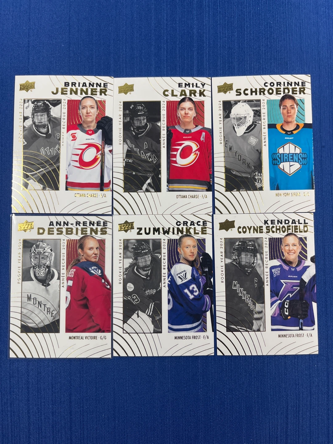 🎁12pc Upper Deck PWHL Rookie Year 2024 Hockey Card Lot 🎁 - photo 4