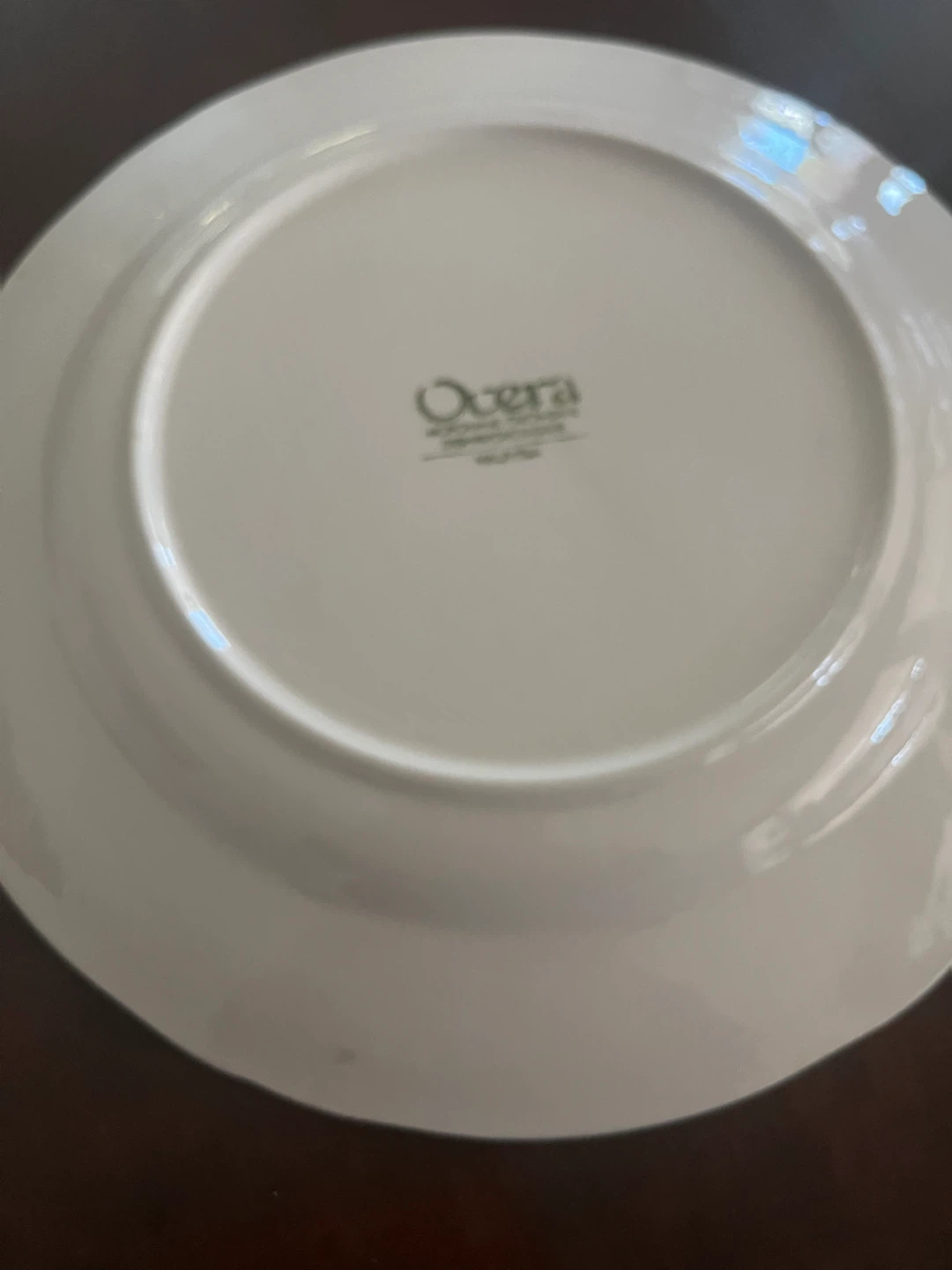 Two Ocera Rose Pattern Dinner Plates - photo 5